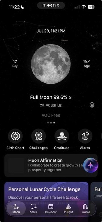 Full moon, July 29